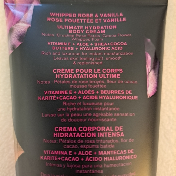 COPY - Bath & Body Works Whipped Rose & Vanilla body cream - Picture 2 of 2